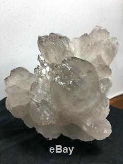 1007 Grams Amazing Rare Gwindel Quartz Cluster Museum quality -One of a kind