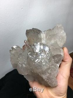 1007 Grams Amazing Rare Gwindel Quartz Cluster Museum quality -One of a kind