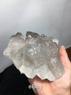 1007 Grams Amazing Rare Gwindel Quartz Cluster Museum quality -One of a kind