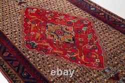 10' 7x5' 3 One of a Kind Collectible Antique Tribal Rug Brown Oriental Carpet