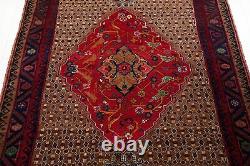 10' 7x5' 3 One of a Kind Collectible Antique Tribal Rug Brown Oriental Carpet