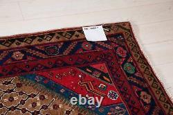 10' 7x5' 3 One of a Kind Collectible Antique Tribal Rug Brown Oriental Carpet