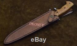 16 One of a Kind Custom Handmade D2 Steel Bowie Knife Olive Wood Handle DKONLY