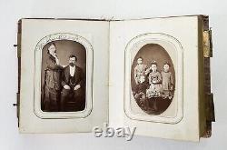 1800s Antique 29 TINTYPES With Box