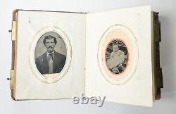 1800s Antique 29 TINTYPES With Box