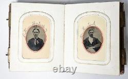 1800s Antique 29 TINTYPES With Box