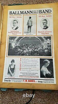 1916 ONE OF A KIND CIRCUS BOOKING CATALOG Holy Grail of Circus Acts BARNES