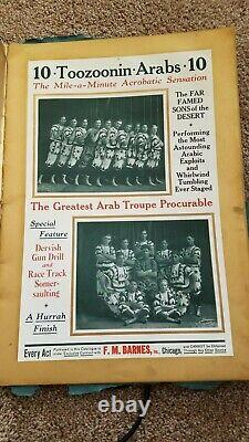 1916 ONE OF A KIND CIRCUS BOOKING CATALOG Holy Grail of Circus Acts BARNES
