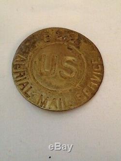 1920's United States Aerial Mail Service Badge #822 ONE OF A KIND READ THIS