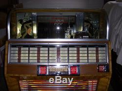 1948 Seeburg M100-A jukebox (juke box) -ONE OF A KIND hybrid 6000 mech 33-1/3 LP