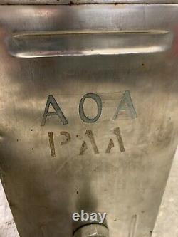 1950 Rare One Of A Kind Pan American American Overseas Airline Canister (aa)