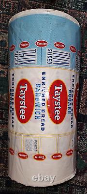 1950 s TAYSTEE Bread WRAPPERS NOS 17lb ROLL ONE OF A KIND FIND