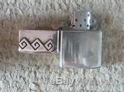 1950s Sterling Silver Zippo Lighter One Of A Kind Original Patent 2517191