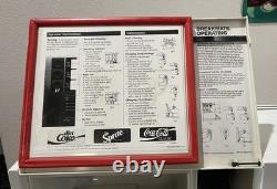 1980's Rare One Of A Kind White Coca Cola Breakmate Pop Dispenser