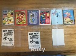 1994 Simpsons Series II B1-b6 Sealed Promo Card Set! One Of A Kind! Rare! Dipkin