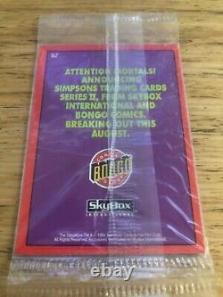 1994 Simpsons Series II B1-b6 Sealed Promo Card Set! One Of A Kind! Rare! Dipkin