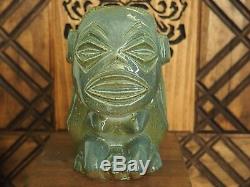 1/1 Tiki Mug by Eekum Bookum + Kaku Kaku LE #50 One of a Kind Custom Glaze