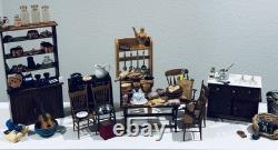 1 Of A Kind Collection Vtg & Handcrafted Dollhouse Miniatures-furniture Plus