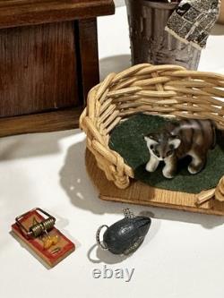 1 Of A Kind Collection Vtg & Handcrafted Dollhouse Miniatures-furniture Plus