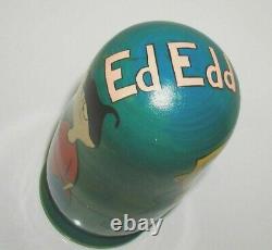 2003 One-of-a-kind Russian Hand Painted Ed Edd N Eddy Nesting Doll Set Kirishina