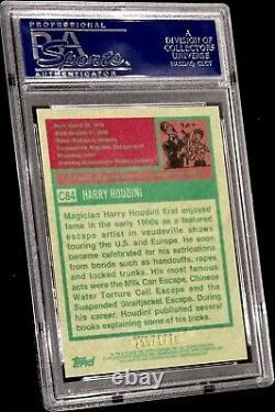 2009 TOPPS CHROME HOUDINI (POP 1) PSA 10 GEM MINT ONE of a KIND (ULTRA RARE)