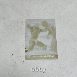 2013 Topps Rivalries Undertaker vs Triple H One Of Kind Collectible Plate