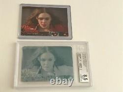2015 AVENGERS Scarlet Witch PRINTING PLATE One of a Kind 1/1 Elizabeth Olsen BGS