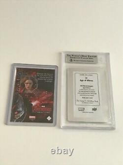 2015 AVENGERS Scarlet Witch PRINTING PLATE One of a Kind 1/1 Elizabeth Olsen BGS