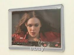 2015 AVENGERS Scarlet Witch PRINTING PLATE One of a Kind 1/1 Elizabeth Olsen BGS