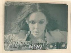 2015 AVENGERS Scarlet Witch PRINTING PLATE One of a Kind 1/1 Elizabeth Olsen BGS