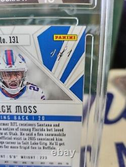 2020 Phoenix Zack Moss Rookie Autographs White Shimmer 1/1