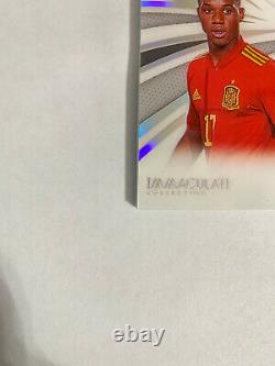 2021 PANINI IMMACULATE SOCCER ANSU FATI Patch Auto /17 ONE OF A KIND PATCH