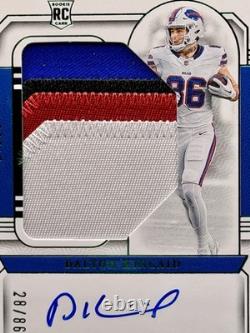 2023 National Treasures? Dalton Kincaid Rookie Jersey Match, SSP#/86, Bills