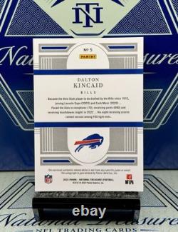 2023 National Treasures? Dalton Kincaid Rookie Jersey Match, SSP#/86, Bills