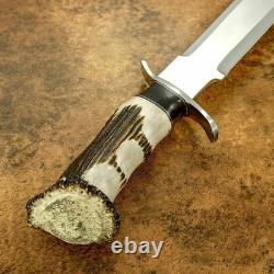 20 One Of Kind Custom Made D2 Tool Steel Machete, Stag Horn, Hunting Bowie