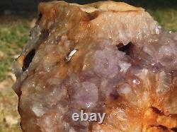 21.6 LB Natural One-of-a-Kind Amethyst Geode Quartz Crystal Cluster