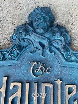 23 Haunted Mansion TOKYO Disneyland Plaque Prop RARE One Of A Kind Disney