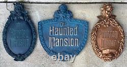 23 Haunted Mansion TOKYO Disneyland Plaque Prop RARE One Of A Kind Disney