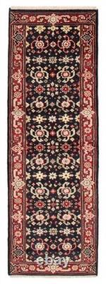 2'6 x 7'10 Vintage Hand-knotted Runner Rug Traditional Oriental Wool Carpet