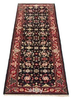 2'6 x 7'10 Vintage Hand-knotted Runner Rug Traditional Oriental Wool Carpet