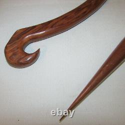 2 One-of-a-Kind Handmade Fantasy Medieval Weapons Double Axe Club Wood Handles