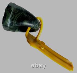 300 BC Authentic Ancient Roman hololith Ring Engraved Gemstone Bull MUSEUM GRADE