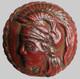 300 Bc Authentic Ancient Roman Hololith Ring Engraved Gemstone Depict Minerva