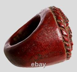 300 BC Authentic Ancient Roman hololith Ring Engraved Gemstone Depict Minerva