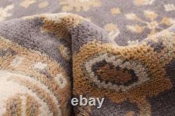 4'1 x 5'11 Hand Knotted Area Rug Traditional Oriental Wool Carpet