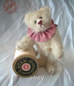 4 Circus Teddy ROOSEVELT BEAR CO SIGNED C Peterson mohair MINIATURE ooak