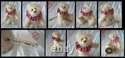 4 Circus Teddy ROOSEVELT BEAR CO SIGNED C Peterson mohair MINIATURE ooak