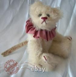 4 Circus Teddy ROOSEVELT BEAR CO SIGNED C Peterson mohair MINIATURE ooak