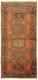 5'0 X 11'1 Vintage Hand-knotted Runner Rug Traditional Oriental Wool Carpet