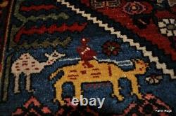 5' x 7' One of a Kind KURDISH Bakhtyar Collectible tribal rug with Natural color